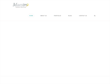Tablet Screenshot of maestrowedding.com